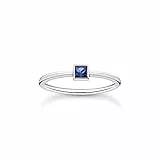 Thomas Sabo Ring mit blauem Stein 925 Sterling Silber TR2395-699-32-58