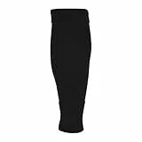 uhlsport Tube-it-Sleeve Fußball Stutzen Fussball-Socken für Herren, Damen und Kinder - fester Halt, maximale Stabilität der Schienbeinschoner, 45-47, Schwarz