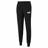 PUMA Herren ESS No. 1 Logo Sweatpants TR cl Gestrickte Hosen, PUMA Black, L