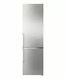 SIEMENS KG39NAIAU, iQ500, Freistehende Kühl-Gefrier-Kombination, Gefrierbereich unten, 363 l, Total noFrost, hyperFresh, extrem leise, LED Beleuchtung, 203 x 60 cm, Gebürsteter Stahl AntiFingerprint