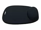 Kensington Comfort Gel Schwarz – Mauspad (Schwarz, Uniform, Gel, Handgelenkauflage, rutschfeste Basis)