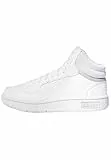 adidas Hoops Mid Shoes Schuhe, Cloud White/Cloud White/Grey Two, 35 EU
