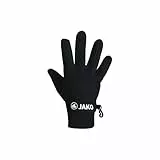 JAKO Unisex Fleecehandschuhe, Schwarz, 8