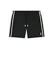 BOSS Herren Iconic Badeshorts mit Signature-Streifen und Logo Schwarz001 L