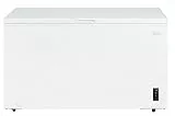 MIDEA Arcon Mini-Gefrierschrank, horizontal, 418 l, Invertermotor, elektronische Temperaturkontrolle, D-TYPE-Rohr-Technologie, Körbe mit Griff, einfache Bewegung, leise 39 dBA, geringer