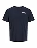 JJ REBEL Herren Jrebbern Tee Ss Crew Neck, Sky Captain, L