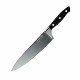 Nirosta Kochmesser Trinity 34 cm – Hochwertiger Edelstahl – Scharfes Messer in Profi-Qualität für Obst, Gemüse & Co – Handgeschärfter Taper-Klingenschliff – Schwerer Griff mit Fingerschutz