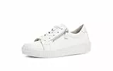 Gabor Damen Low-Top Sneaker, Frauen Halbschuhe,Wechselfußbett,Best Fitting,Strassenschuhe,Sportschuhe,Freizeitschuhe,Weiss (Ice),39 EU / 6 UK