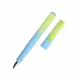 McNeill - Ghost Pen - Gradient - radierbarer Füllhalter für Schule & Alltag | Für Rechts- & Linkshänder | Thermisch radierbare Tinte, ergonomisch, nachfüllbar (Gradient türkis)