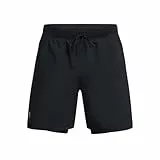 Under Armour Herren UA Launch 7'' 2-in-1 Short, Laufshorts aus leichtem Stretchgewebe, kurze Sporthose mit Innenslip