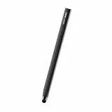 Adonit ADSB Switch kapazitiver Eingabestift mit Kugelschreiber für Apple iPhone/iPad/Tablet (Aluminium, Dampening, Precision Disc, Trage-Clip, Gravierter Griff) schwarz