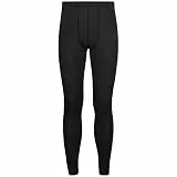 Odlo Thermohose für Herren Active Warm | Schwarz | Größe XL | Thermounterwäsche | Warme Skiunterwäsche