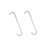 LIOOBO 2pcs Fahrrad Kettenhaken Gelenkhaken Fahrradkette Repair Tool Removal Chain Verbindungswerkzeug Fahrradzubehör - Silber