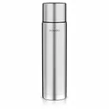 Arendo - Trinkflasche to go 1l Thermo – Edelstahl Thermoskanne mit Deckel/Becher – Thermosflasche 1000 ml – 100% auslaufsicher – Doppelwand - für Heiß- und Kaltgetränke