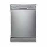 Midea SF 3.60N PRO Geschirrspüler, 14 Maßgedecke, Spülmaschine mit WLAN, Geschirrspüler Freistehend Unterbaufähig, 5 Reinigungsmodi, 47 dB, 3/6/9h Startzeitvorwahl, Inox, Silber