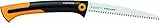 Fiskars Große Handsäge für frisches Holz, Grobzahnung, Sägeblattlänge: 25,5 cm, Einziehbar, Rostfreier Stahl, Schwarz/Orange, Xtract, SW75, 1000614