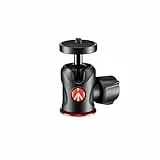 Manfrotto MH492-BH 492 Kugelkopf Micro (für kleine DSLR/CSC, Kompaktkamera, LED, Lights, Monitore, Action-Kameras und Zubehör, Traglast: 5kg, Gewicht: 140g, 1/4 Zoll Standardgewinde)