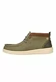 HEYDUDE Wally Mid GripR Workwear Herren - Slip-On Schuhe - Ankle Boots, Dusty Olive, 40