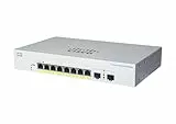 Cisco Business CBS220-8T-E-2G Smart Switch | 8 GE-Ports | 2x1G Small Form-Factor Pluggable (SFP) | 3 Jahre eingeschränkte Hardwaregarantie (CBS220-8T-E-2G-EU)