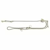 Trixie V-Leine Soft Rope, XS-S, 2 m/6 mm, hellgrau - verstellbare Hundeleine für kleine Hunde aus gewebtem Tau, 3-Fach längenverstellbar - 1985219