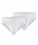 FALKE Herren Slip Daily Comfort Multipack M Sl Baumwolle atmungsaktiv 2 Stück, Weiß White 2000, L