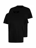 TOM TAILOR Herren Crewneck T-Shirt im Doppelpack, 29999 - Black, M