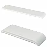 Leitz Set Verstellbare Handgelenkauflage für Tastaturen und Maus - Schaumstoffgepolsterte Handgelenkstützen für Rechts- & Linkshänder - Full-Size Schreibtisch Handgelenkauflage