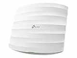 TP-Link EAP245 Dualband WLAN Access Point (Dualband 1750 Mbit/s, 802.3af/at PoE, Omada SDN, zentrales Management, professionelles Mesh WLAN, passend für Wand- und Deckenmontage) weiß