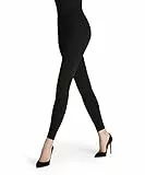 FALKE Damen Leggings Seamless W Le blickdicht einfarbig 1 Stück, Schwarz Black 3009, L 44-46