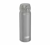 THERMOS ULTRALIGHT BOTTLE 0,50 l, moon rock mat, Thermosflasche aus Edelstahl, 10 heiß / 20 h kalt, absolut dicht für Wasser, Tee, stille Getränke, BPA-frei