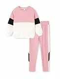 PATPAT Bekleidungssets für Mädchen: Teenager Sweatshirts mit Pants Set für Herbst Winter, Lässige Mode Kind Pullover Set Kinder Sport Geschenk, Rosa 10-11 Jahre 140-146 CM