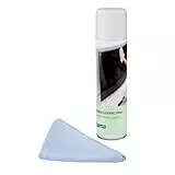 Hama Bildschirmreiniger, Foam Cleaner und Reinigungstuch, 400ml (Bildschirmreiniger für TV, Handy, Tablet, Monitor, LED, OLED, Kunststoff, Glas, Metall, entfernt Fingerabdrücke, Staub, Schmutz, Fett)