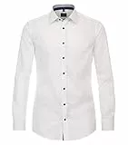 Venti Businesshemd Uni Body Fit Weiß 39