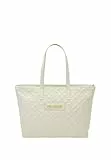 Borsa donna Love Moschino shopping ecopelle trapuntata avorio B25MO42 JC4166PP1LLA0110 Grande