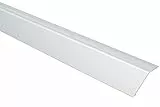 Effector Übergangsleiste, 90 cm, 41x16 mm, Silber, Aluminium Boden Übergangsprofil, Bodenleiste, Fussleisten für Parkett und Fliesen