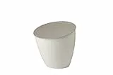Mepal - Küchenabfalleimer Calypso - Kleiner Mülleimer mit Deckel - Komposteimer Küche - Ideal für die Küchenorganisation - Küchenhelfer & Spülmaschinenfest - 2200 ml - Nordic white
