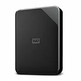 WD 5 TB Elements AE Tragbare Externe Festplatte, SuperSpeed USB 3.2 Gen 1/USB 3.0, Plug-and-Play-Erweiterung, Formatiert für Windows, Schwarz