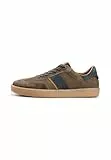 camel active Herren Sneaker mit Kontrastdetails Dunkelgrün, menswear-41