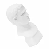 MAGICLULU Porträtskulptur Aus Kunstharz Klassische Büstenstatue Kleine Kopfskulptur Zum Skizzieren Dekoration Für Zuhause Oder Büro Büstenskulptur Aus Gipsfigur
