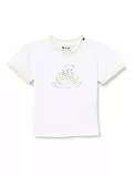 Steiff T-Shirt Kurzarm EU Größe 80 Bright White, Kurzarm Shirt, Sommer Shirt für Kinder, Babyoberteil, ideales Basic Shirt, bequem und weich, waschmaschinenfest