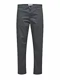 SELETED HOMME Men's SLHSTRAIGHT-New Miles 196 Flex Pants W N Chino, Dark Shadow, 38/34