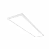 BRILONER - LED Deckenlampe 98cm mit indirektem Licht, 3 cm flach, 36W, 4800lm, neutralweißes Licht, Lampe, Deckenleuchte, Wohnzimmerlampe, LED Panel, Küchenlampe, Deckenbeleuchtung, 98x20x3 cm, Weiß