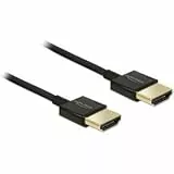 Delock HDMI Kabel Ethernet A - A St/St 1.50m 3D 4K slim