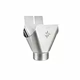 Titanzink Einhangstutzen oval RG 333 für Fallrohr DN 100