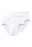 Schiesser Herren Slips, Feinripp, Weiß, 4er Pack (XL / (7))
