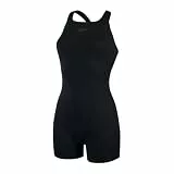 Speedo Damen Eco Endurance+ Legsuit Swimsuit| Chlorine Resistant | Recycled Fabric | Swim FitneS | Training | Holiday, Black, 38
