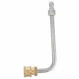 Sosoport Hochdruckreiniger-lanze Mit Gebogener -schnellkupplung Aus Edelstahl Kühler-reinigungslanze Kompatibles Hochdruckreiniger-zubehör Für Effiziente Outdoor-reinigung