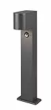 Trio Leuchten Außen Wegeleuchte Roya 514260142, Aluminium Druckguss Anthrazit, exkl. 1x GU10, Bewegungssensor