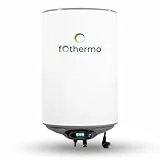 Fothermo® 80 L Photovoltaischer Hybrid-Warmwasserspeicher | PV-Boiler mit MPP-Tracker | 550 W Solar + 1.500 W 230 V Nachheizung | MC4 | 65 °C