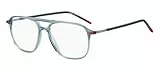 HUGO Quadratisch Azetat Brillen in Blau für Herren, Brille mit Sehstärke, optional mit Sonnenbrillen tönung oder Blaulichtfilter (Modell HG 1232)